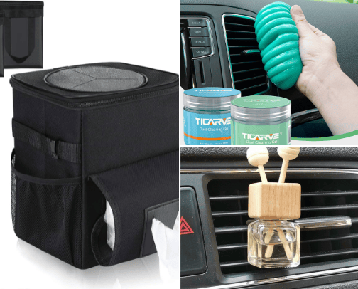 Car essentials cover photo collage