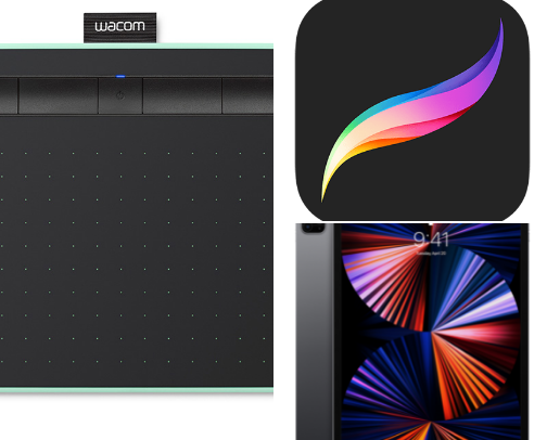 Digital Artist Starter Pack ✨🎨✨ cover photo collage