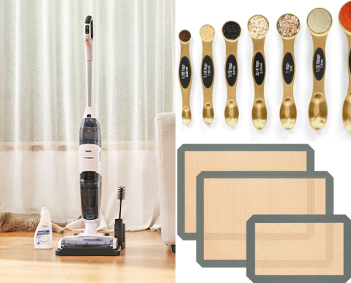 Household items cover photo collage