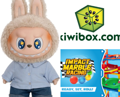Kids toys cover photo collage
