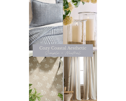 Light & Airy Coastal Home Vibes cover photo collage