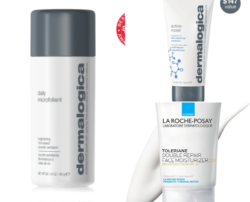 Skincare Favs cover photo collage