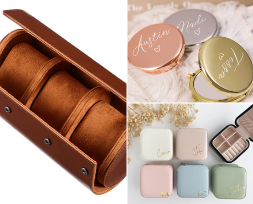 Bridesmaids & Groomsmen Proposal Gift Items cover photo collage