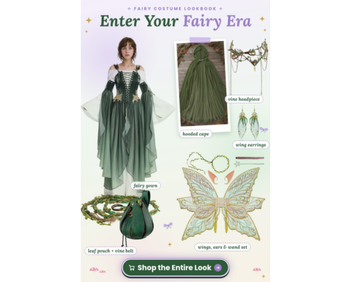 Fairycore Halloween Costume cover photo collage