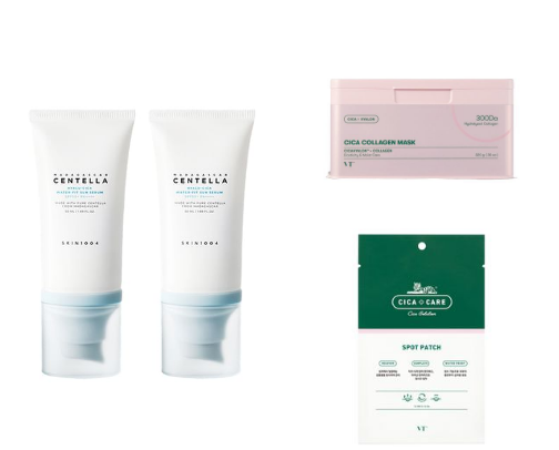 Skincare for sensitive acne prone skin cover photo collage