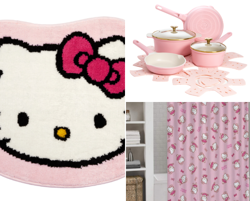 Pink home decor 💗 cover photo collage
