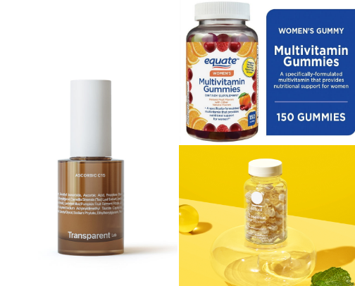 Daily vitamins cover photo collage