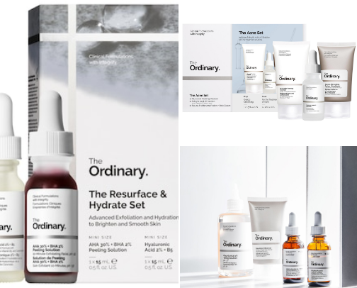 Beauty products cover photo collage