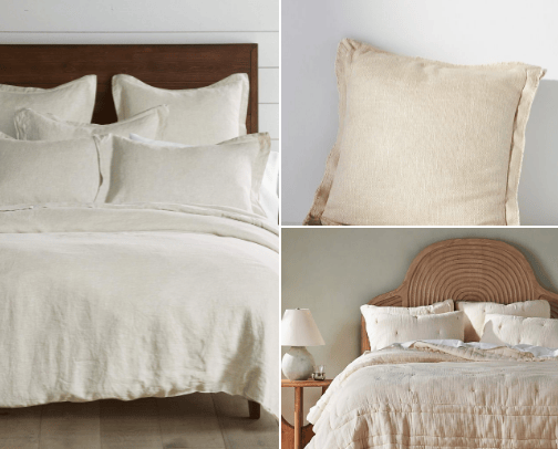 Bedroom furniture and decor cover photo collage