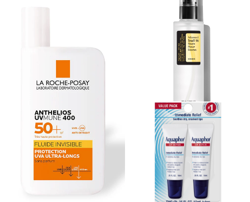skincare cover photo collage