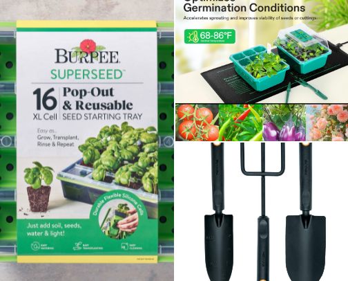 Vegetable Gardening Supplies for Beginners cover photo collage