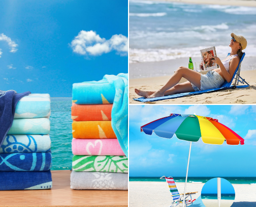 Summer time fun things you might need 🤩 cover photo collage