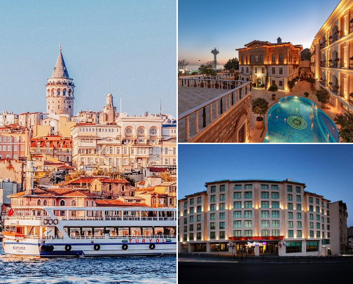 My Favorite Places in Istanbul 🩷❤️ cover photo collage