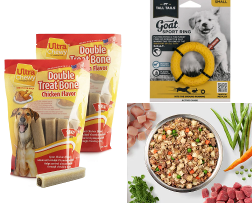 Dog List of goodies cover photo collage