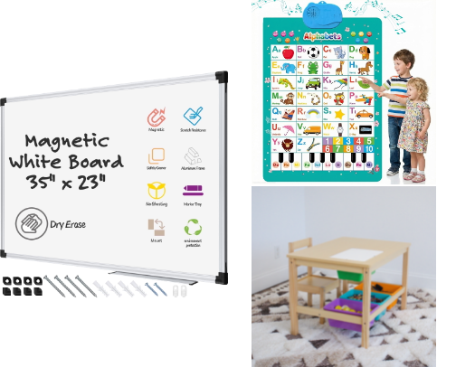 School Essentials for Preschoolers cover photo collage