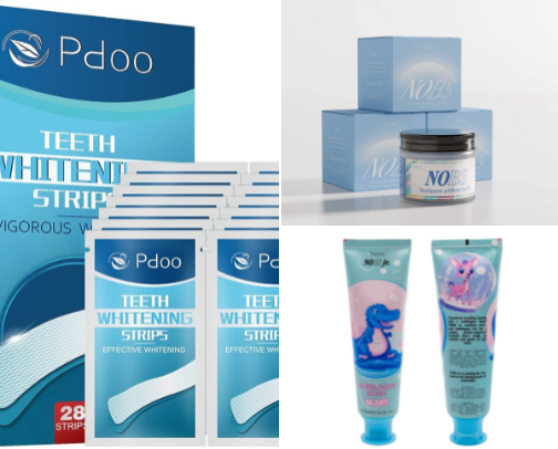 🪥  👅Freshest Mouth👅🪥 with clean and shiny white teeth cover photo collage