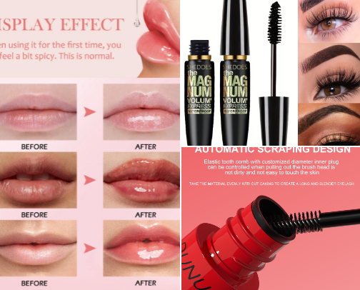 My favorite beauty recs cover photo collage