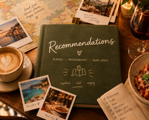 My top recs for places to go and places to eat. cover photo collage