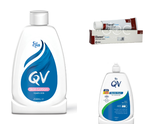 Products that help calmed down Histamine Eczema cover photo collage