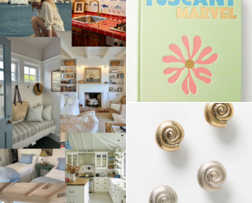 Home that feels like… a beachy escape cover photo collage