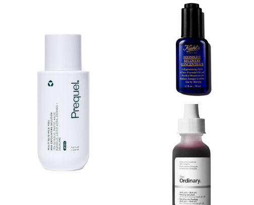 My favourite skincare recs cover photo collage