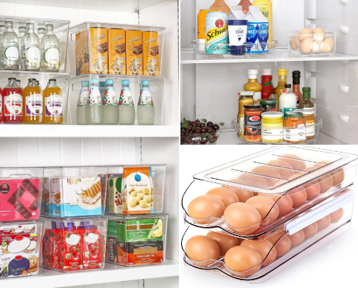 Fridge organization🍶🧊 cover photo collage
