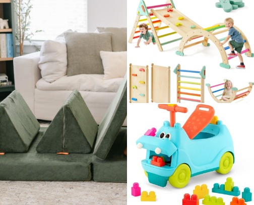 Best toys for busy/active toddlers! cover photo collage