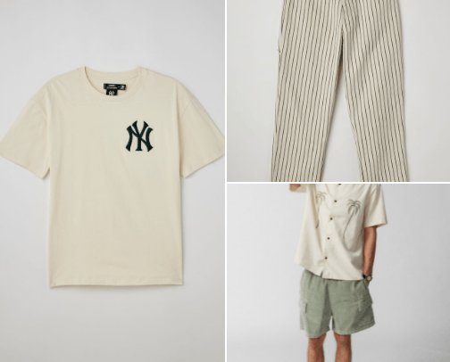Men's Summer capsule cover photo collage