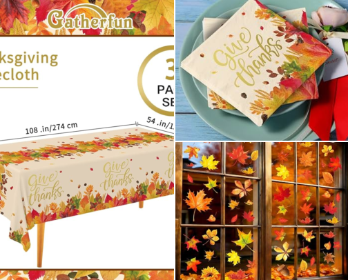Fall /Thanksgiving Decor! cover photo collage