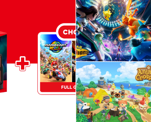 Video games & Accessories (Nintendo Switch) cover photo collage