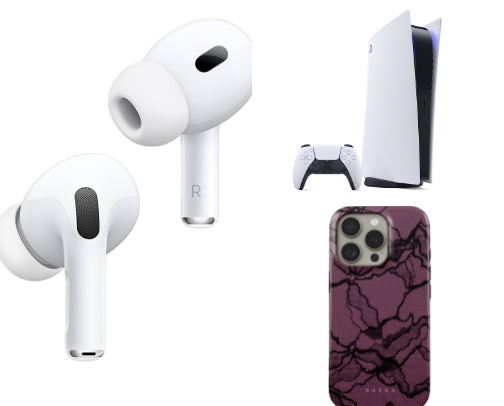 Bare Necessities | Tech Edition | Must Haves 📱💻🎮🔌🎧⌚️ cover photo collage