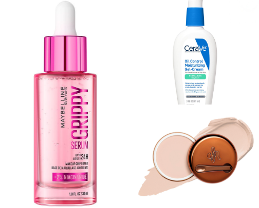 Oily skin essentials to make your makeup game easier and smoother 💖 cover photo collage