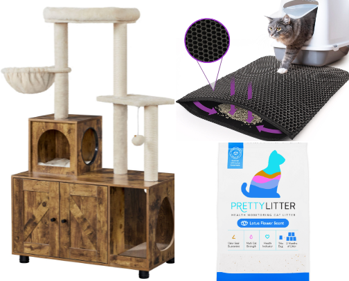 Things all cat owners should have 🐈 cover photo collage