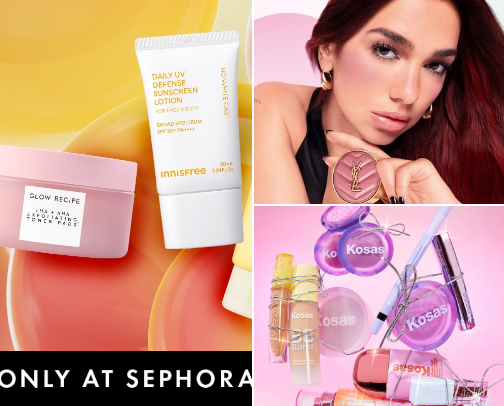 Sephora faves cover photo collage