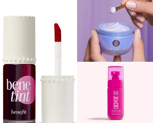 beauty recs! cover photo collage