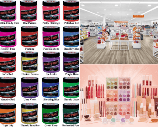 Hair and makeup cover photo collage
