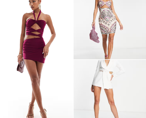 Going out dress cover photo collage