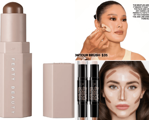 Contour/Make up cover photo collage