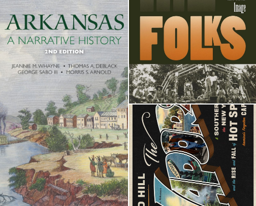 The Best Arkansas History Books: A Guide to Ozark & River Valley Heritage cover photo collage