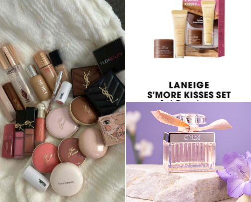 Make up - Perfumery - Skincare cover photo collage