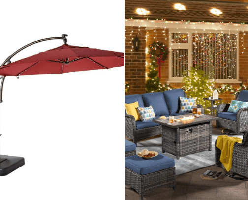 patios and pools cover photo collage