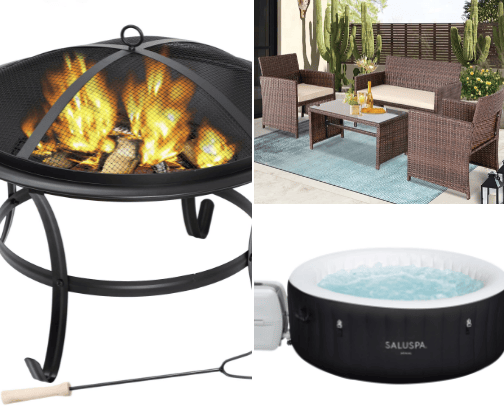 Backyard on a Budget cover photo collage