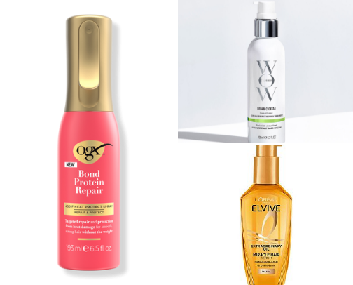 Hair care cover photo collage