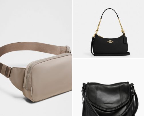 trendy BAGS cover photo collage