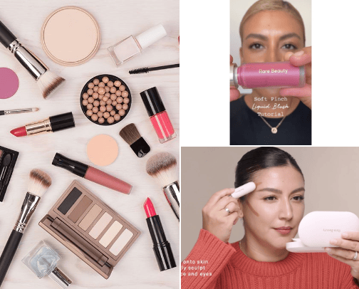 Make Up cover photo collage