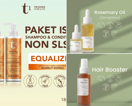 Hair care cover photo collage