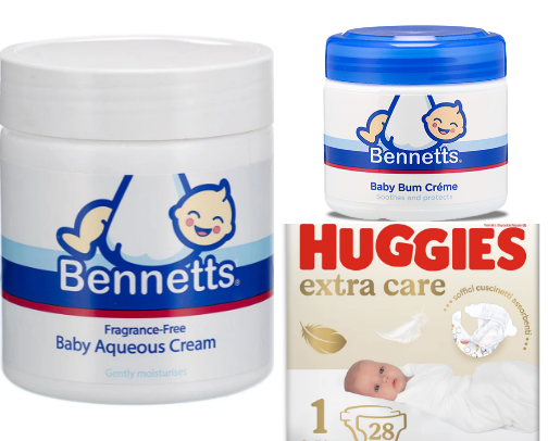 Favourite baby items cover photo collage