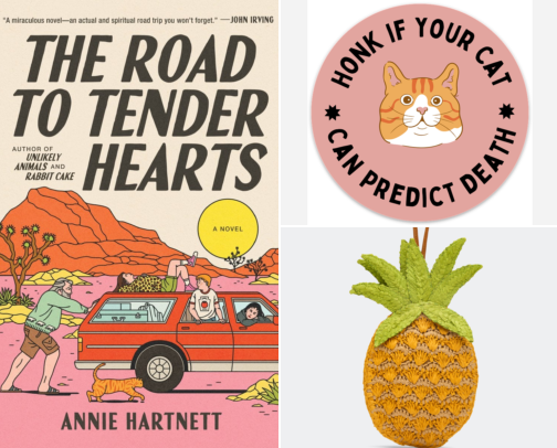 Book Pairing Gift Guide for: THE ROAD TO TENDER HEARTS - Annie Hartnett cover photo collage