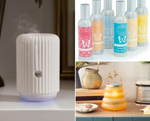 Home Fragrance & style cover photo collage