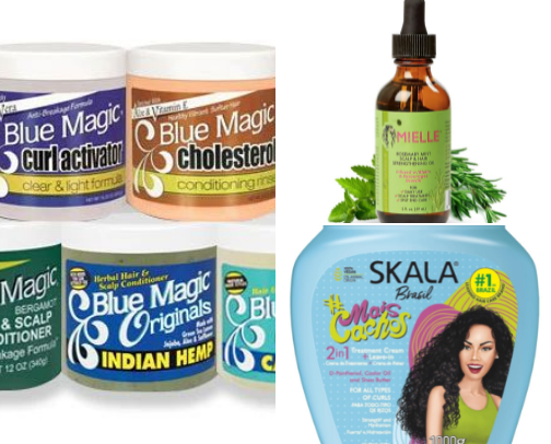 Coily / Kinky hair girls cover photo collage